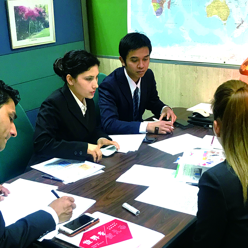 1年次からの就職指導